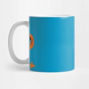 Orange monster Mug